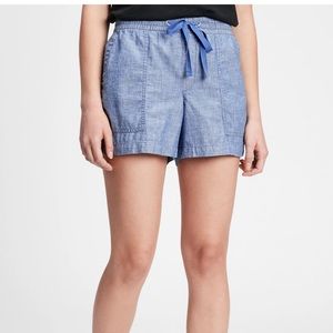 GAP Drawstring Short Indigo Blue Washwell